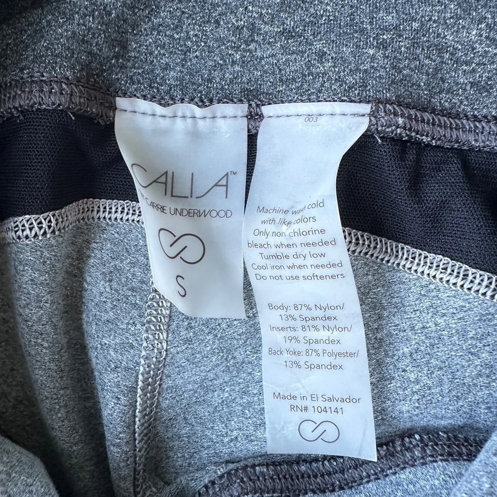 Calia Carrie Underwood Gray Low Rise Stretch Workout Athletic Leggings Sz Small - Picture 2 of 11
